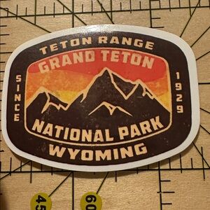 💜13/$13 +Bundle Sticker Sale | Travel Grand Teton National Park Wyoming Sticker